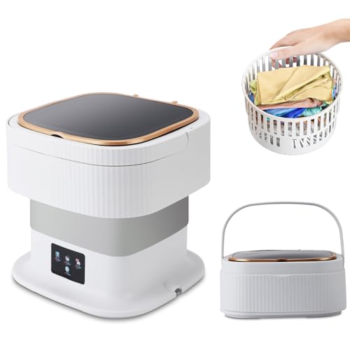 Review de Lavadoras en mexico los más solicitados. 34 Lavadora Portátil,Lavadora Portatil con Centrifugado de 11.5L,Mini Lavadora Plegable con 3 Modos de Limpieza Profunda para Ropa Interior,Suministros para Mascotas,para...