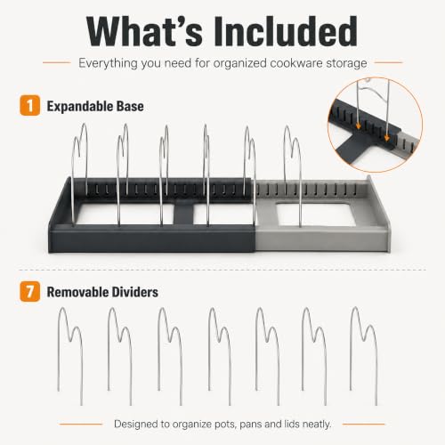Image of Birch & Co. Expandable Dish Rack Organizer for Kitchen Counter - Adjustable Plate & Bowl Drying Rack - Rust-Resistant Metal Dish Drainer with Cutlery Holder - Space Saving Kitchen Storage Shelf
