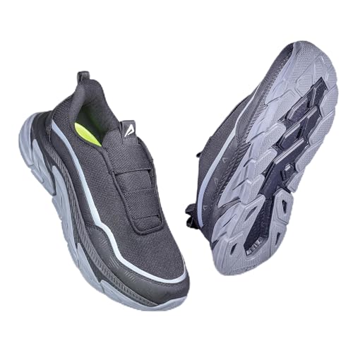 Image of Impakto IronHike Outdoor Shoes for Men | Cushioned Insole | Anti Skid Sole for All-Terrain | Lightweight Slip-in Fit System Casual Shoes for Walking, Gym & Casual Outings