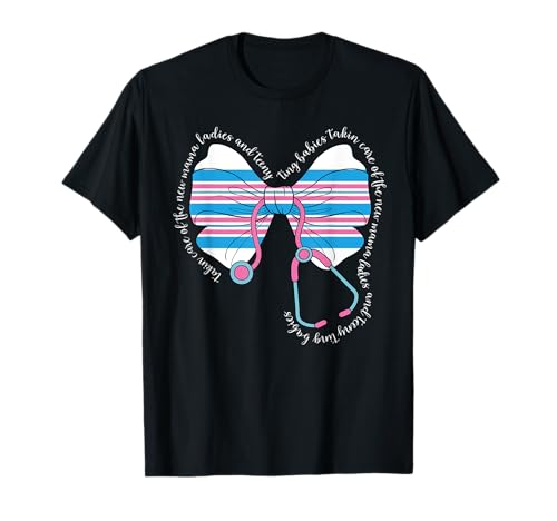 聴診器 コケット リボン ベビー ブランケット 母 赤ちゃん ナース Tシャツ