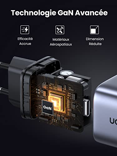 Carregador Ugreen Nexode PD GaN 45W,Modelo:CD294,CERTIFICADO ANATEL Nº:06211-23-13824