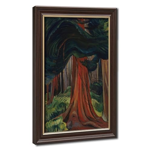 Toile tendue cèdre rouge Emily Carr - Évadez-vous au cœur de la nature