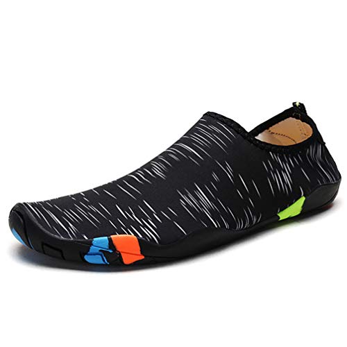 Sapatos aquáticos LIOOBO com bico descalço sola de drenagem sólida para natação, mergulho, surfe, pi