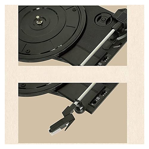 Record Player Turntable with USB Recording 3 Speed Vinyl with Pitch Control Support 3-Sizes of Records - Les Beatles, Paul McCartney, John Lennon, RIngo Starr, George Harrison Record Player Turntable with USB Recording 3 Speed Vinyl with Pitch Control Support 3-Sizes of Records – Image 6