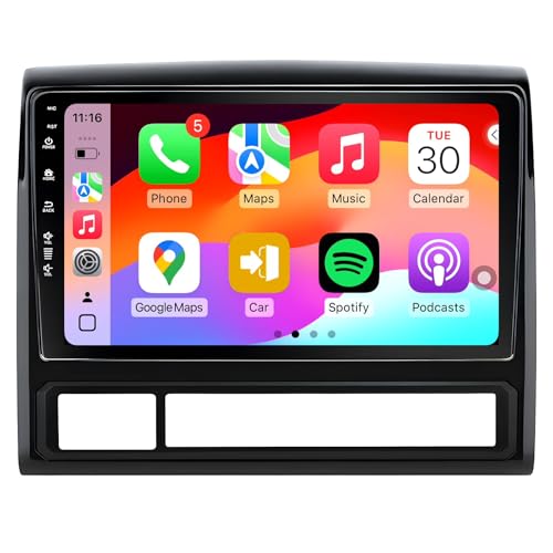 Car Radio Stereo for Toyota Tacoma 2005-2015, Android 13/IPS Touch Screen/Wireless Carplay/Android Auto/Bluetooth/GPS Navigation/WiFi/5G/HD Back-up Camera/SWC/FM (2+64)