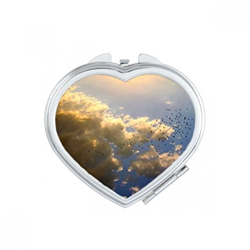 Miroir portable à la main multicolor pour maquillage et sac