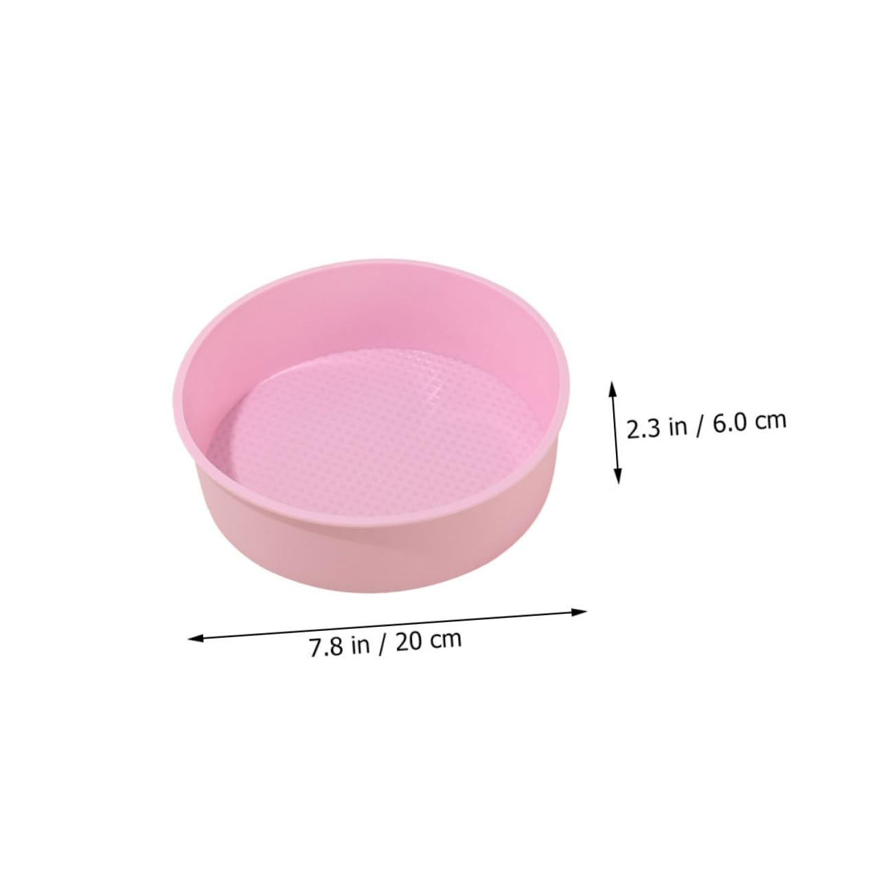 Ciieeo 2Pcs Silicone Round Cake Pan Non Stick Baking Mold for DIY Cakes Oven Easy Baking Silicone Cake Molds