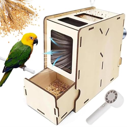 Getreideblasmaschine zur Vogelfütterung und Muschelspaltung mit Lüfterschublade für effizienten Betrieb