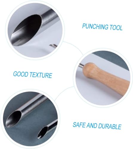 Image of Worison 4 Pcs Round Hole Cutter Stainless Steel Circle Shaping Pottery Clay Sculpture Tools