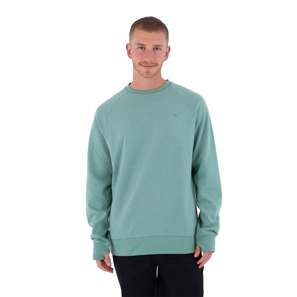 Hurley Mens - Low Tide Sweatshirt, Broken Jade, M EU