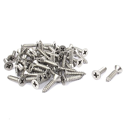 Tornillos autoperforantes M3.5x16mm cabeza avellanada 50 pcs miniatura 1