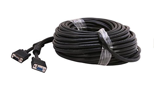 AYAGROUP AYA 75Ft. (75 Feet) SVGA Male to Female Monitor Extension Cable 28AWG with Dual Ferrites