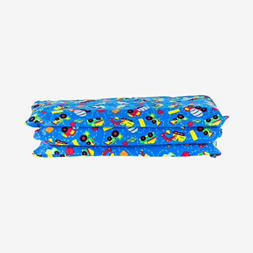 KinderMat Sheets - Full Nap Mat Washable Cover - Trucks N' Tractors - Regular, 47