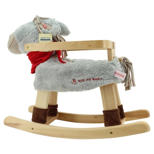 Sweety Toys 3907 Schaukeltier Esel Peter Schaukelpferd Schaukelstuhl super-süss – Bild 7