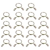 uxcell ホースクリップ 内径9.5mm 30個入り 汎用 スプリングホースクランプ 65Mn鋼製 ホースバンド 燃料ホース 水道管 油圧管用