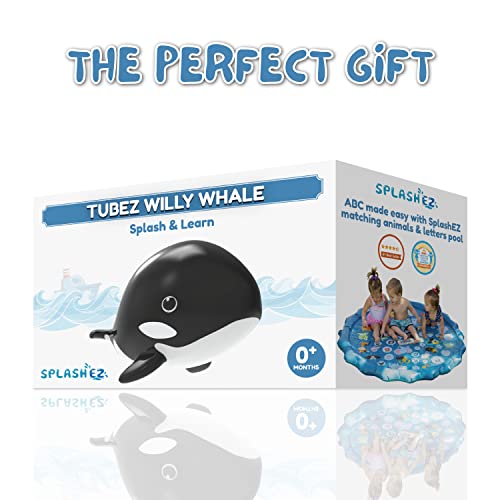 Whale Bath Toys For Babies And Toddlers, Bath Toys, No Hole For Tub,Beach,Pool, Bpa-Free, Dishwasher-Safe, Infant Bath Toys No Holes 0 1 3 6 12 18 Months #TOP3