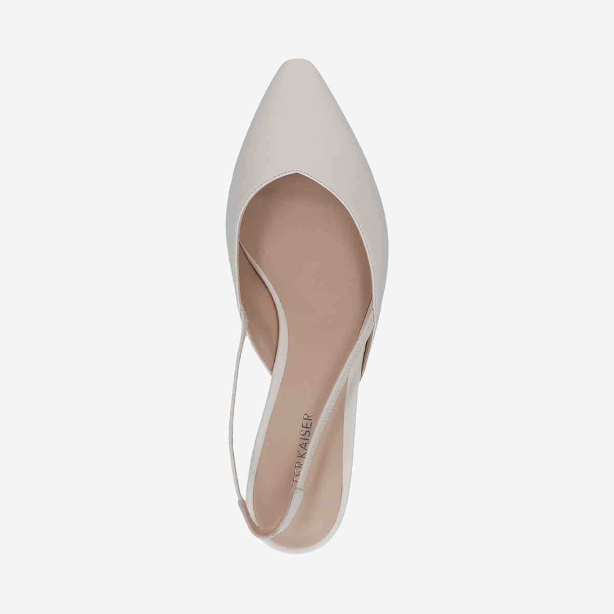 Peter Kaiser Damen - Peeptoes & Slingpumps 7944 in weiß Glattleder