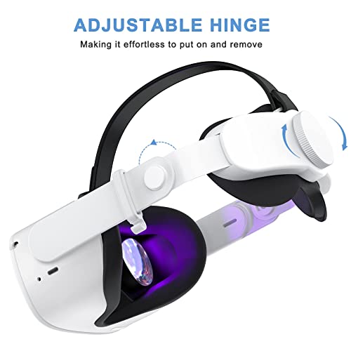 SUPERUS Head Strap & Lens Cover Compatible with Oculus/Meta Quest 2 Accessories - Image 3