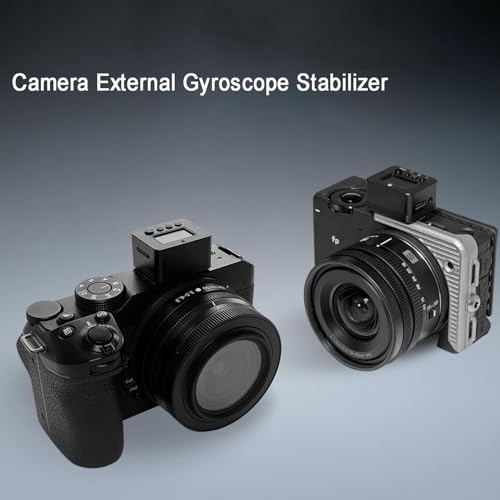 Image of DSLR Camera Gadgets,Camera External Gyroscope Stabilizer, Cold Shoe Mount, Lightweight Aluminum, Rechargeable, for Outdoor Photography and Videography