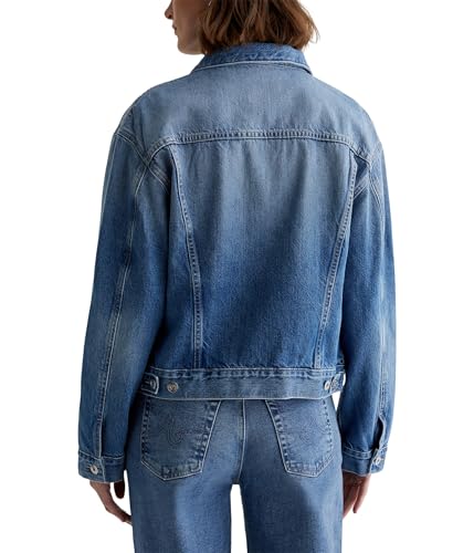 AG, Women's, Ramie Oversized Trucker Jacket, Stockholm, X-Small2