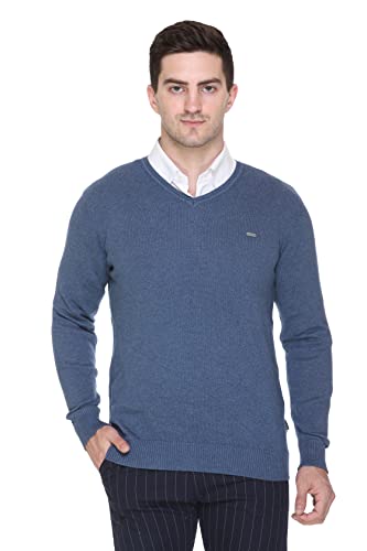 Image of GODFREY V Neck Full Sleeve Sweater for Man Winter Pullover