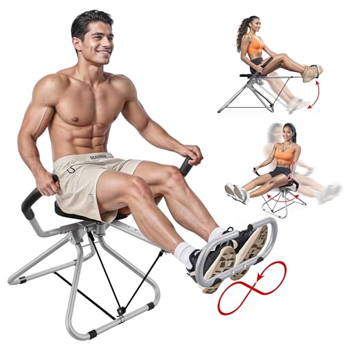 ZIWWVY AB SWING INFINITY- Home Ab Workout Machine, Core Training Equipment, Multi-Functional Ab Exercise Trainer, Foldable for Easy Storage, Ideal for Home Gyms, Strength Training, and Fat-Burning Workouts