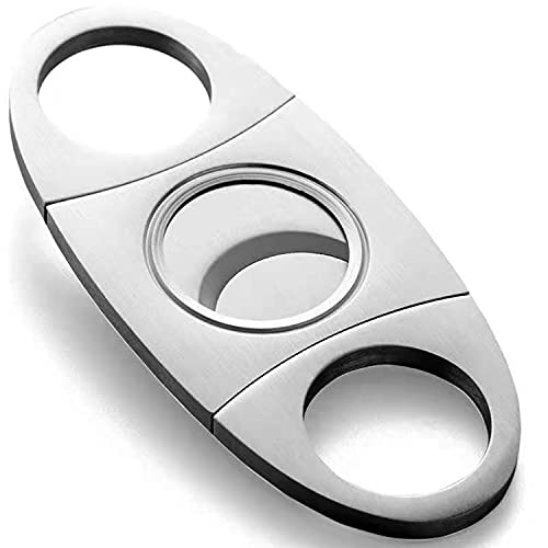 Cigar Cutter Guillotine Stainless Steel Smooth Double Blade Exquisite Cigar Clippers Cigar Accessories