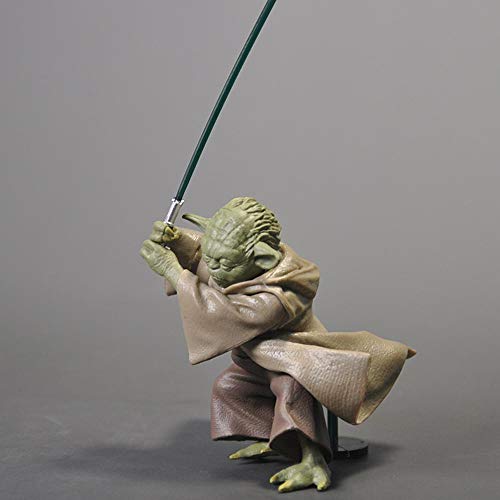 13cm Star Wars Yoda Tome Carácter Espada Edición Figura De Acción Juguetes Colección Animada Modelo Estatua Decoración del Coche De La Decoración del Hogar Cumpleaños De Los A