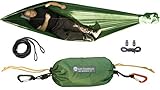 Go Hammock 2.0 - 11' Long for Max Comfort, w/ Ridgeline, Rapid Deployment Bag, Carabiners & Fabric...