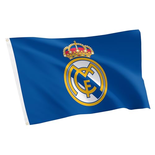 Desert Cactus Real Madrid CF Flag Los Blancos Madridistas Soccer 100% Polyester Indoor Outdoor 3x5 Feet Team Flags (Flag B)