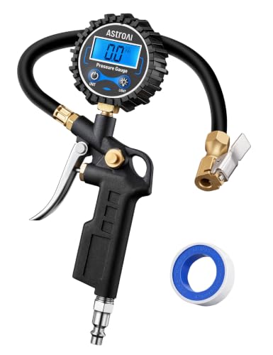 AstroAI Digital Tire Pressure Gauge with Inflator, 3-250 PSI Air...