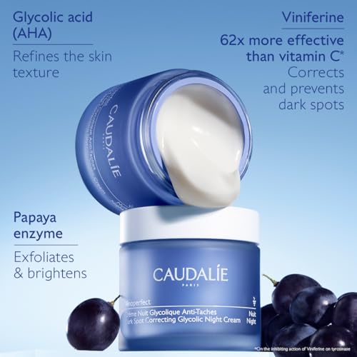 Caudalie Vinoperfect Dark Spot Correcting Glycolic Night Cream 50mL, 50 ml (Pack of 1) - Image 3