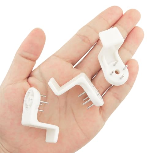 Image of 20PCS ABS Hardwall L-Shaped Hanger Non-Mark Instantly Hanging Strong Adhesive Invisible Traceless Nails Hooks Mount Fasteners for Picture Frames LED Light Apartment Cinder Block Wall