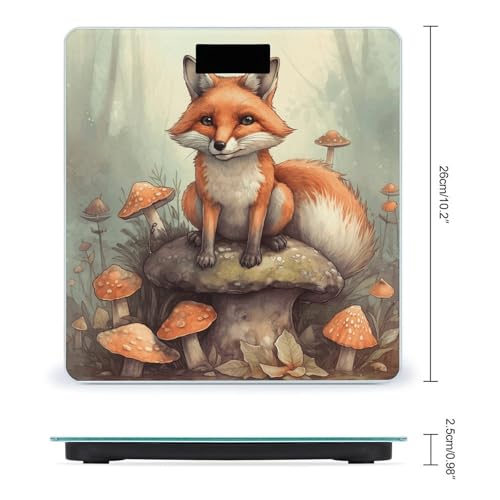 Báscula digital para baño con vidrio templado 26 x 26 cm miniatura 2