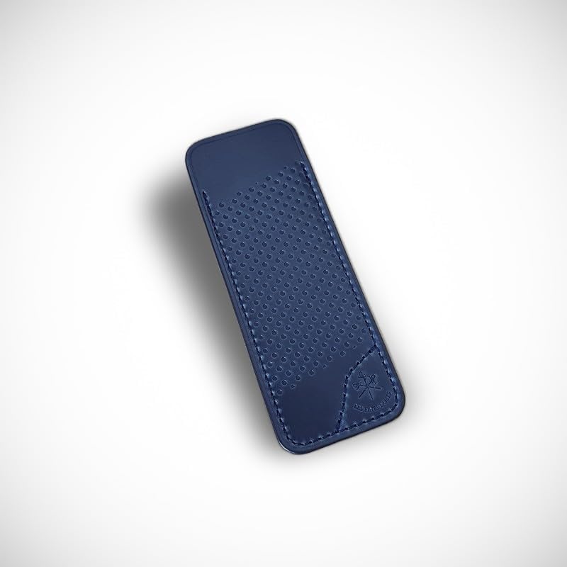Leather Sheath - Petrol Blue Racing