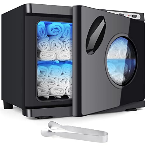 DEPFALL Hot Towel Warmer, Professional 23L Large Capacity Hot Towel Cabinet with See Through Window, 2-in-1 Spa Towel Warmers for Facials, Barber, Salon, Esthetician, Gym, Hotel, Home Use (Black) DEPFALL Hot Towel Warmer, Professional 23L Large Capacity Hot Towel Cabinet with See Through Window, 2-in-1 Spa Towel Warmers for Facials, Barber, Salon, Esthetician, Gym, Hotel, Home Use (Black)