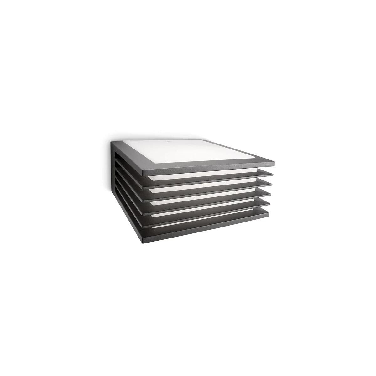 Philips LED Shades Lampada a Parete per Esterni, Attacco E27, IP44, Antracite