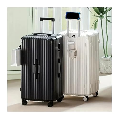 20-32inch Versatile Large-Capacity Suitcase with ABS+PC Shell for Business Travel(Green,22inch)2