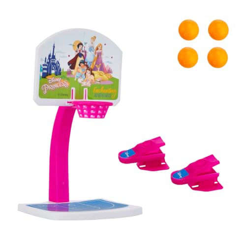 Image of Amazon Brand - Jam & Honey Disney Frozen Tabletop Shooting Basketball Game | Mini Desktop Arcade Toy | for Kids 3+ Years | Spring-Loaded Launcher | Skill Development | Kids Friendly | Gift Ready