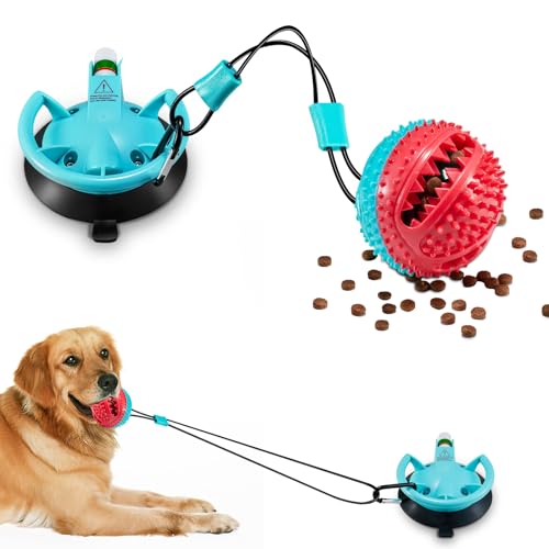 Interactive Dog Toys for Boredom,Suction Cup Dog Tug of War, Indestructible Dog Chew Toys for Aggressive Chewers Enrichment Puppy Chew Toys for Teething with Treat Dispensing Interactive Dog Toys for Boredom,Suction Cup Dog Tug of War, Indestructible Dog Chew Toys for Aggressive Chewers Enrichment Puppy Chew Toys for Teething with Treat Dispensing