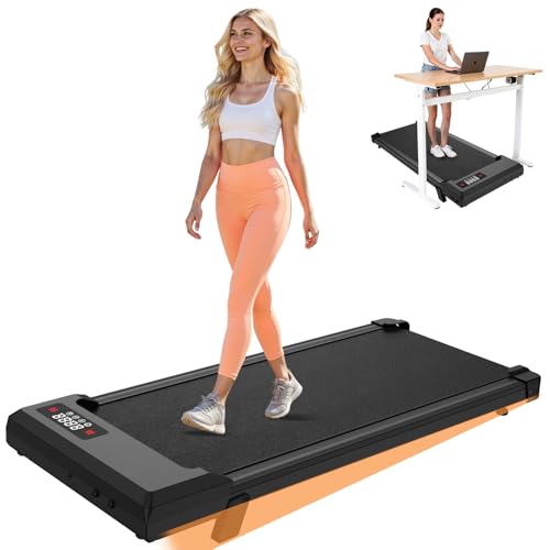 HomeFitnessCode Walking Pad Treadmill with Incline, 8km/h Under Desk Portable Treadmills for Home,...