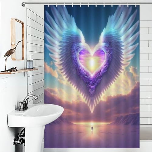 Rideau de douche lavable en polyester pour une baignoire nette - 6