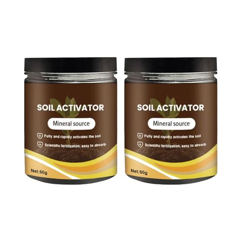 Soil Activator, Milde Erde Aktivator, Bodenaktivator, Soils Nutrition Boost for Plants Vegetables, Nährstoff Für Pflanzen, Gemüse, Pflanzendünger, Hochbeete, Blumenerde (60g-2PCS)