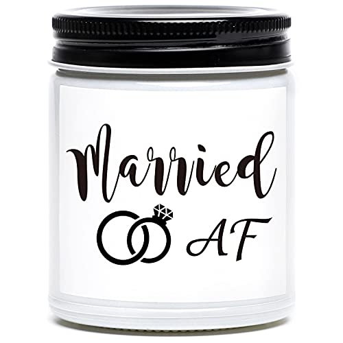 Married AF Scented Candle, Wedding Candle Gift, Married AF Candle