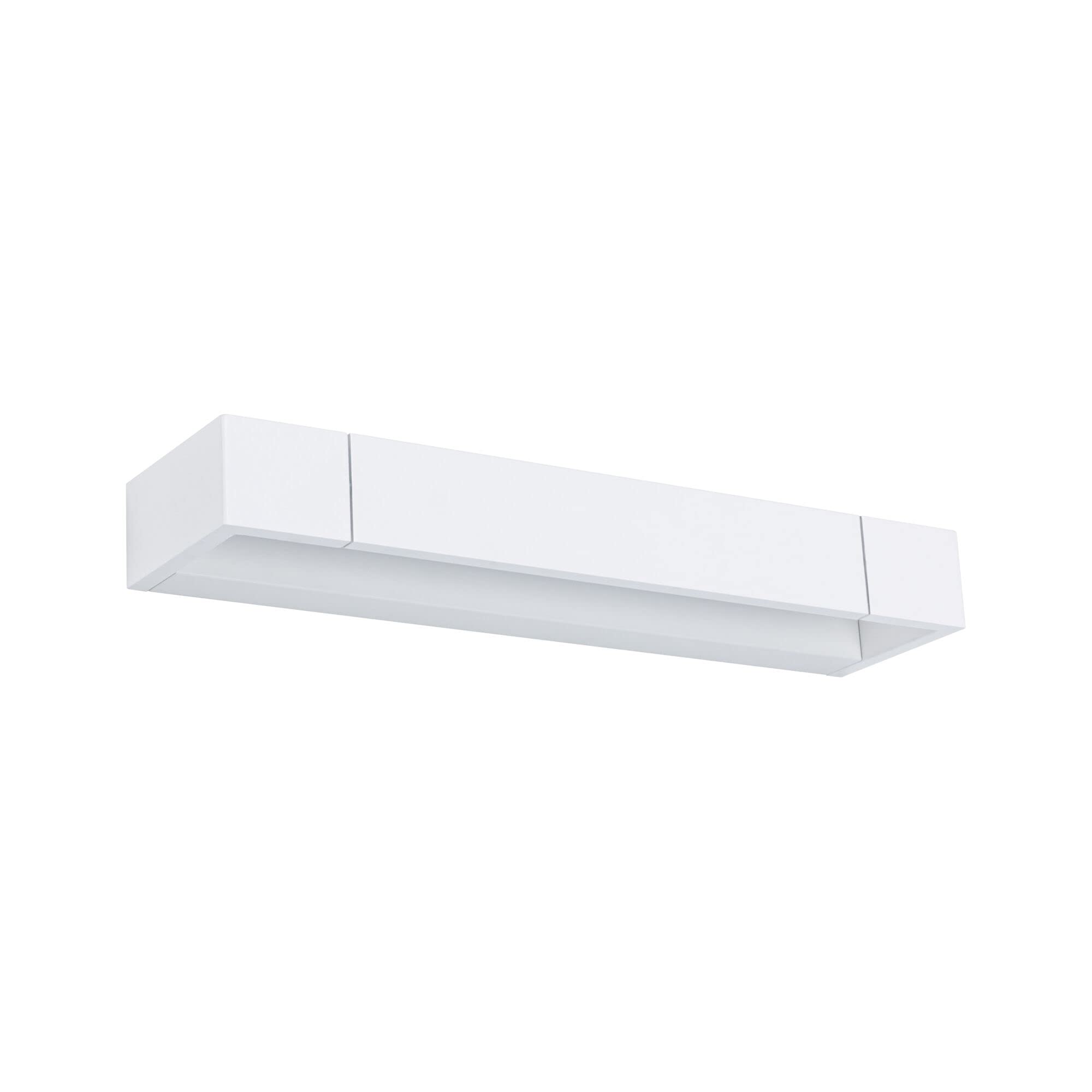 Paulmann 79515 plafonnier LED applique Lucille IP44 gradable éclairage plafond Blanc, éclairage salon Alu