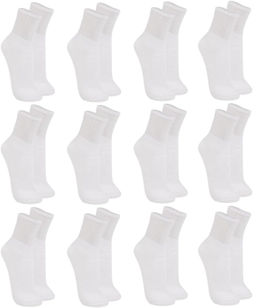 Kit 12 Pares de Meia Cano Médio Trifil Sola Atoalhada Algodão Masculino Adulto