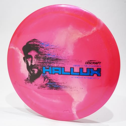 Discraft Ricky Wysocki Hallux '26 Tour Series Disc Golf Fairway Driver, Pick Color/Weight [May Vary from Image] (Pink (Bright) / 173-174 Grams)