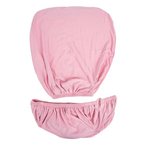 BCOATH Funda para Silla de Oficina Elástica Rosa Juego Dividido Respaldo y Asiento Protector Lavable para Sillas Giratorias Cubierta Extraíble