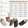 FITORY Mens Suede Clogs with Arch Support,Leather Cork Footed Mules Taupe Size 10.5 #5
