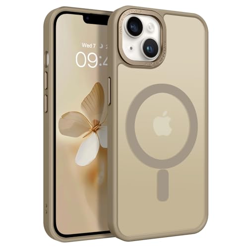 Coque antichoc iPhone 14 Plus magnétique à finition mate anti-empreintes